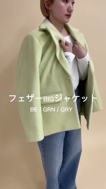 mline]フェザーBIGジャケット | mystic(ミスティック)レディース | PAL