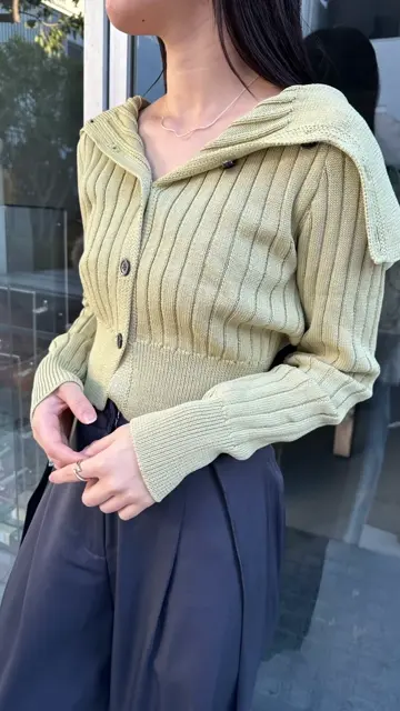 みらい❁ 4色展開】[mline]2WAYボタンカーディガン | mystic(ミスティック