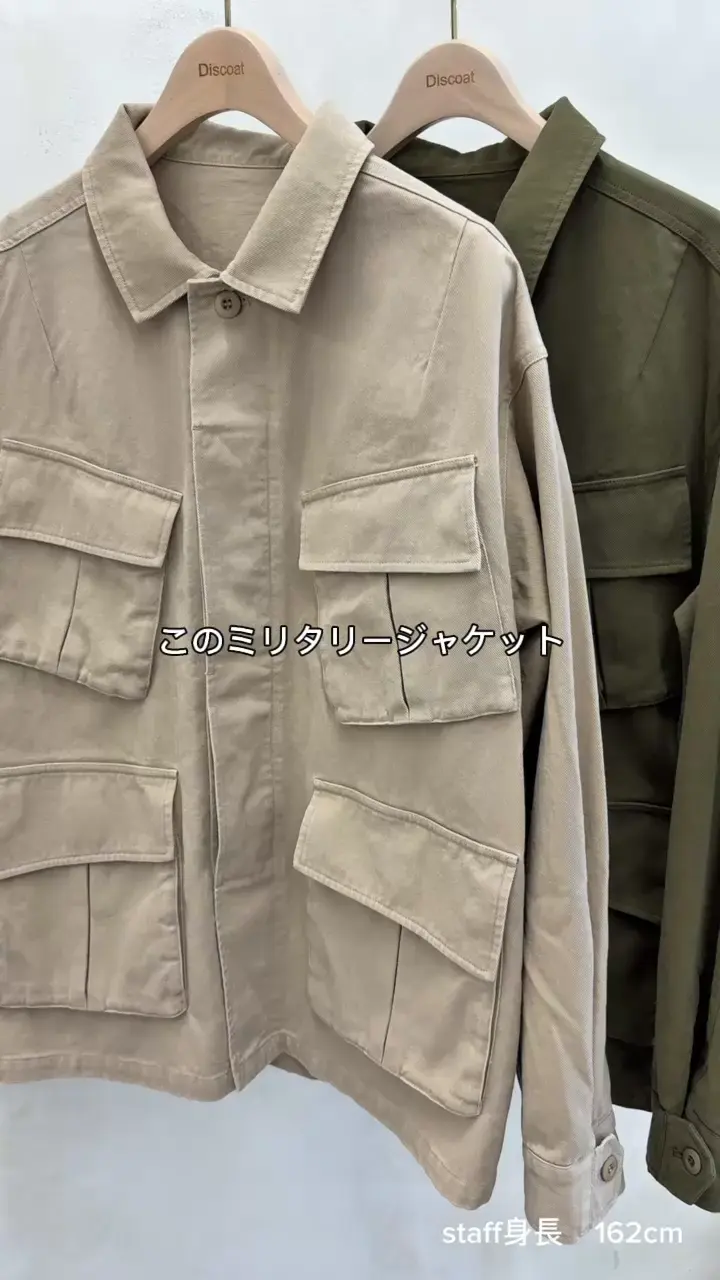 Enlude/完売カラー再入荷!】ミリタリージャケット《ユニセックス