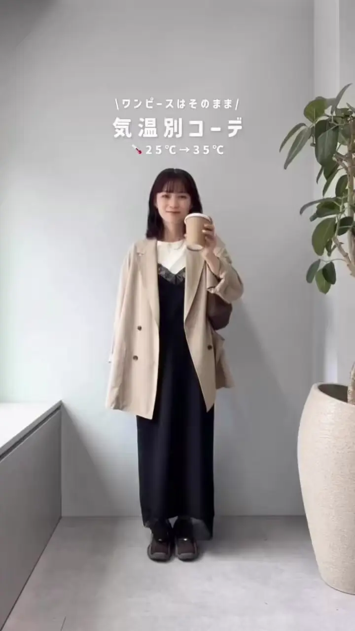 Noka/今ならすぐ届く♪/華奢見え&高見え】レース使いキャミワンピース