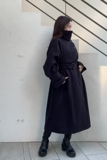 昨年人気アイテムが復活】トレンチ風オーバーロングコート | Chico  