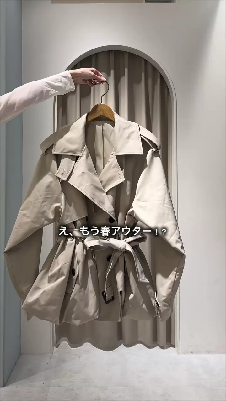 SALON by Chico】バルーンミディトレンチコート | Chico(チコ