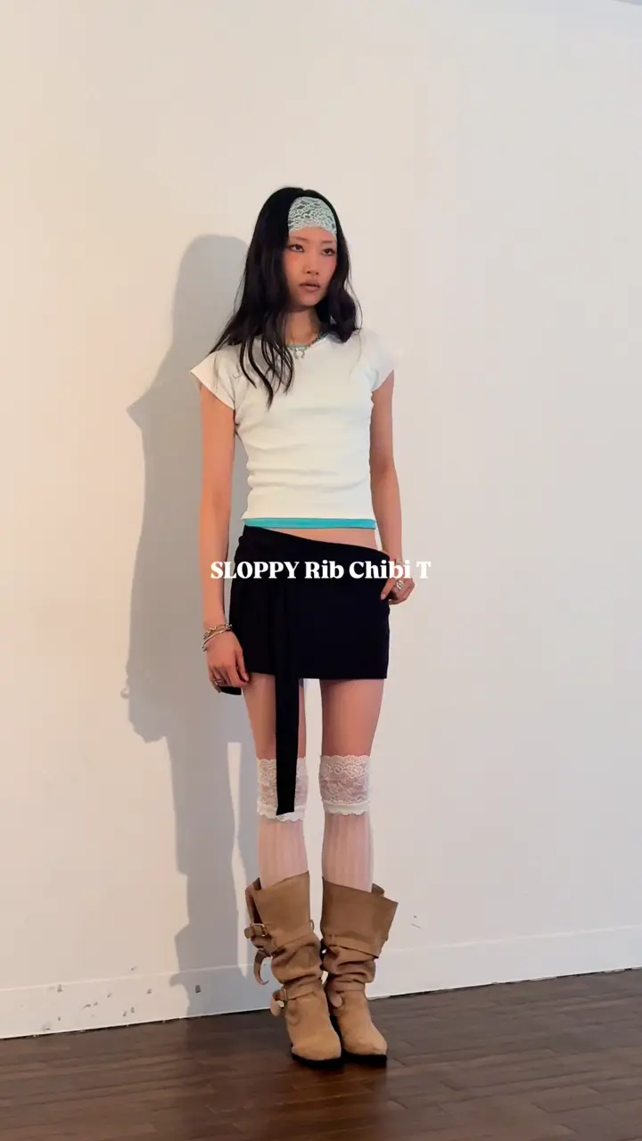 WEB限定カラーあり】【SLOPPY】 リブチビT | WHO'S WHO gallery