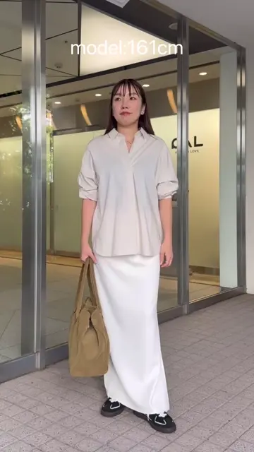 スキッパーロングスリーブシャツ | Drawing Numbers