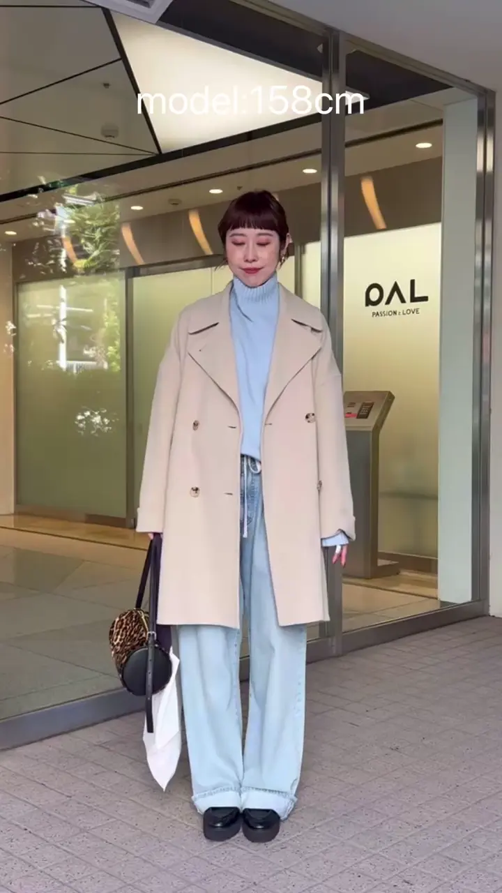 メルトンリバー仕立てPコート | Drawing Numbers(ドローイング