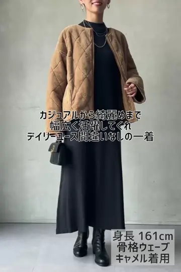 ファー×キルティングリバーシブルジャケット | Chez toi(シェトワ