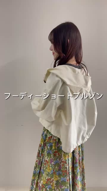 フーディショートブルゾン | La boutique BonBon(ラブティックボンボン 