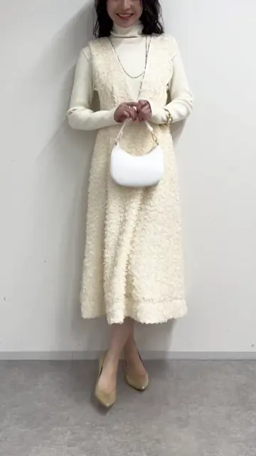 最強お上品ワンピ】スカラップフレアジャンドレ | La boutique BonBon