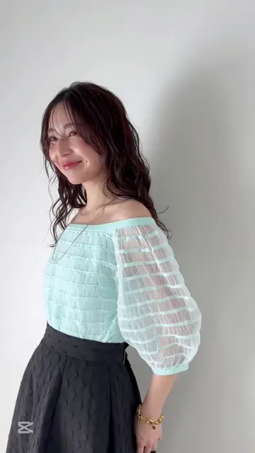 1枚できまる】シアーシャーリングボーダーニット | La boutique