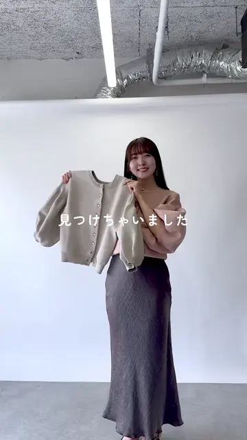 好評につき復刻！・前後2WAY】パールぽわんとスリーブニット