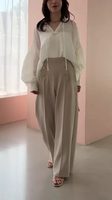 着映え最強】シアーボリュームスリーブブラウス | La boutique BonBon