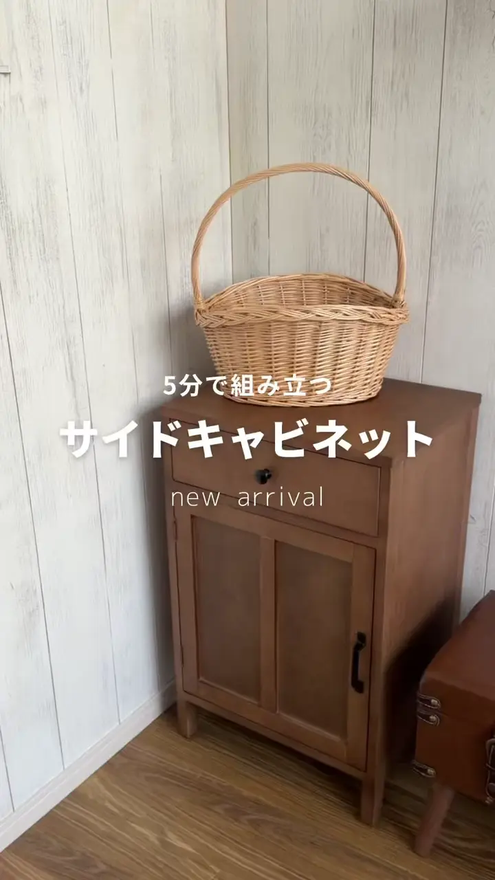 WEB限定商品》サイドキャビネット | salut!(サリュ)ライフスタイル