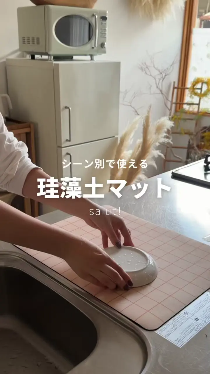 珪藻土ソフトバスマット40×60cm／Colorful Sink Days | salut!(サリュ