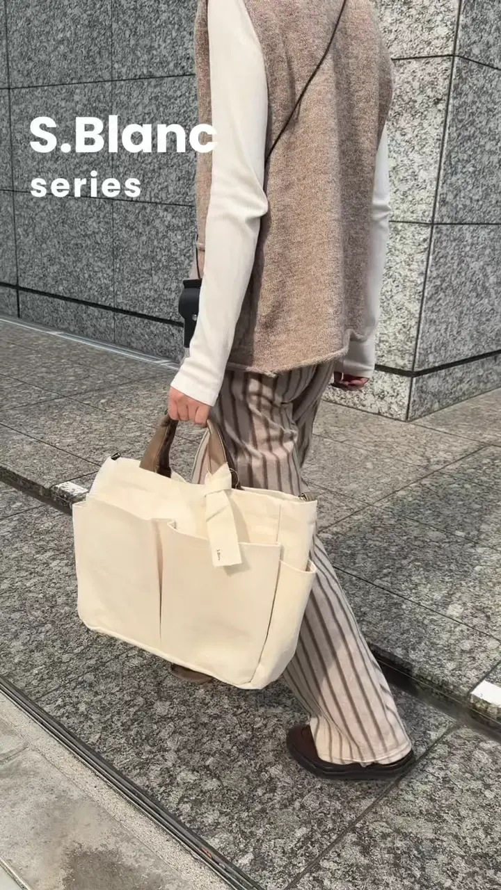 Drawstring Bag_071（3wayドローストリングバッグ）／S.blanc | salut
