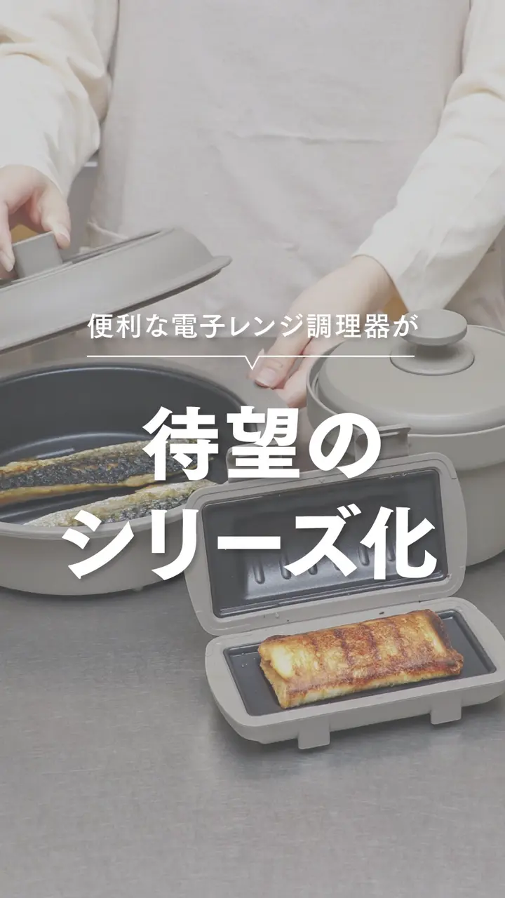 電子レンジ用ハーフホットサンドメーカー／KITINTO | 3COINS(スリー