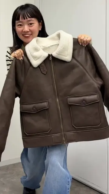 フェイクムートンA2ジャケット | CPCM(シーピーシーエム)レディース