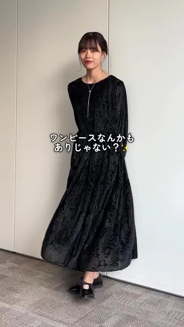 オケージョン】フロッキープリントワンピース | CPCM(シーピーシーエム