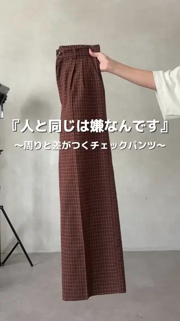 シアサッカーチェックパンツ | CPCM(シーピーシーエム)レディース