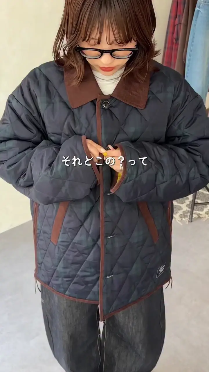 襟コーデュロイキルティングブルゾン | CPCM(シーピーシーエム