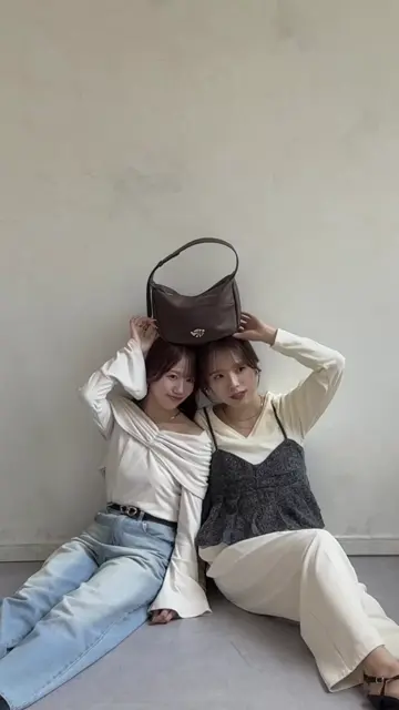 Yuna＆Mayuコラボ企画】ニュアンスワンハンドルバッグ | Thevon