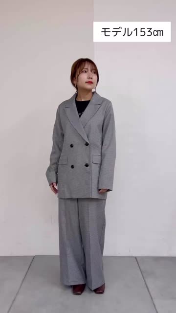 SET UP】 千鳥ジャケット | NICE CLAUP / OLIVE des OLIVE OUTLET(ナイ