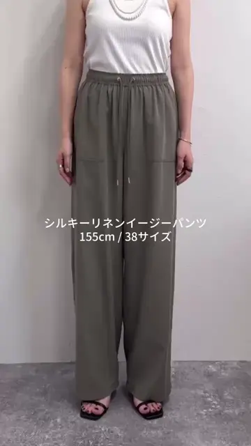 値下fredy repit 麻リネンワイドイージーパンツ ノーリーズフレディ４枚 TOKYO BASIC リネンパンツ レディース イージーパンツ 麻 50代
