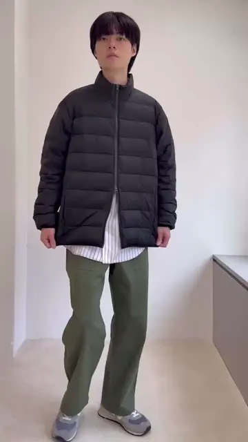 新型/UNISEX/5カラー展開】TAION ダブルジップダウンジャケット