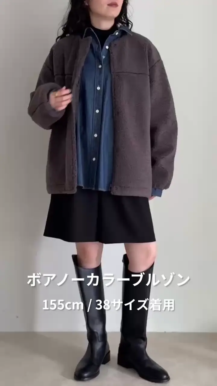 防風》ボアノーカラーブルゾン | FREDY & GLOSTER(フレディ アンド