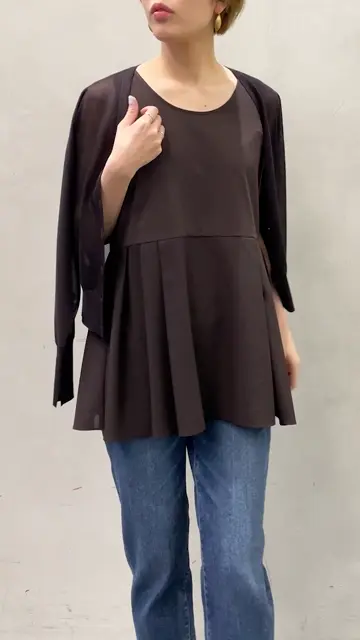洗える】ナチュラルコットンベア タフタコンビ タンクトップ