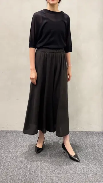 洗える】LIBECOリネン ガウチョ パンツ / 23区 | ファッション