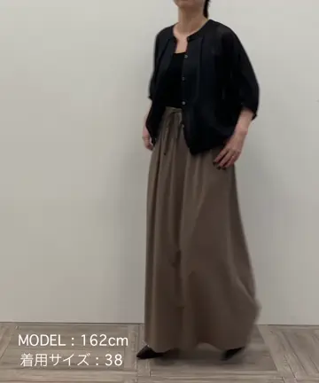 洗える】ソフトシアーフィルム コンパクト ブラウス / 23区