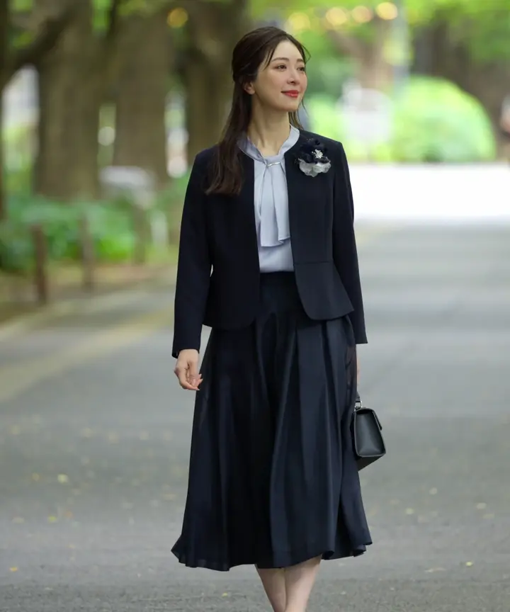 ANY SIS S セレモニーダブルクロス カラーレス ジャケット 