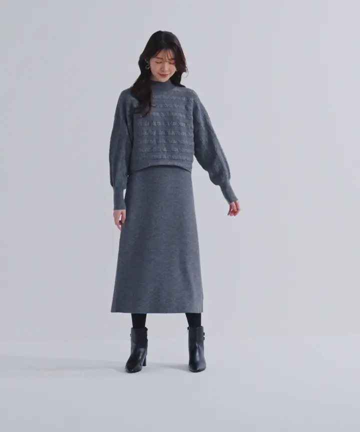 ANY SIS 【2SET】ニット ボレロ × ワンピース セット 