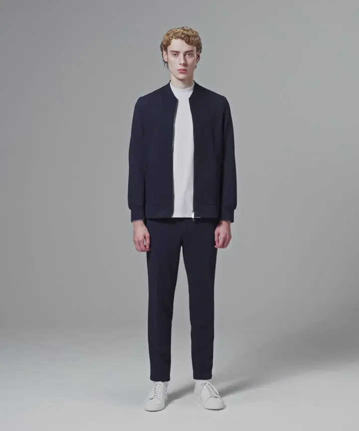 JOSEPH HOMME 【オリジナル素材】ライトタックジャージー ジップアップブルゾン 