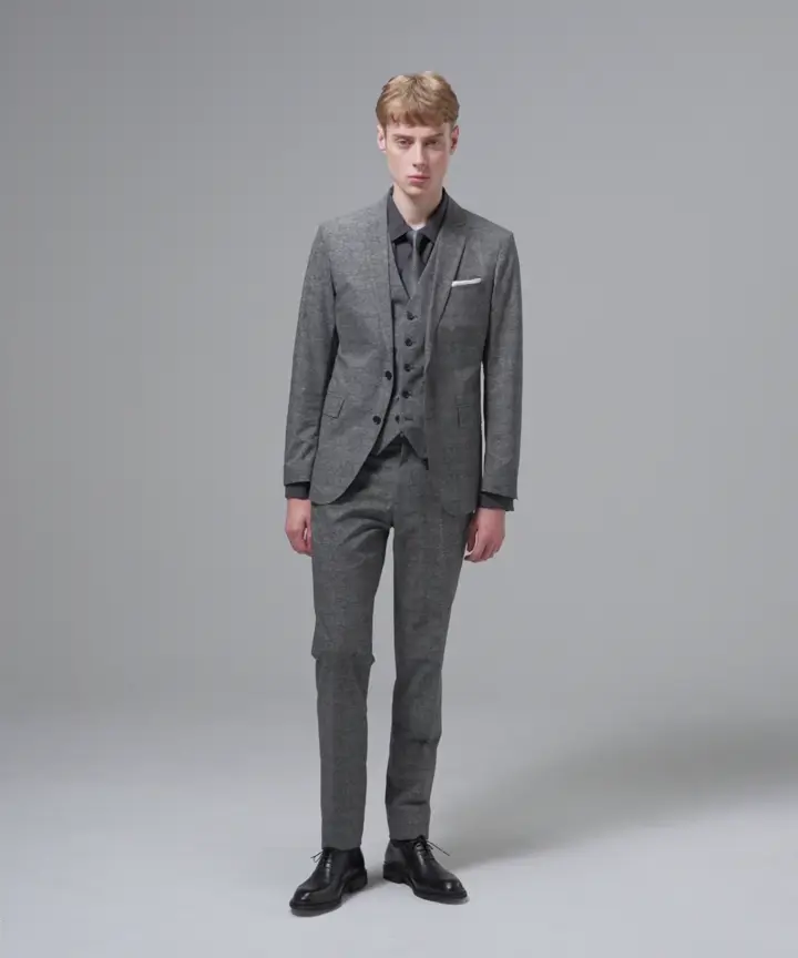 JOSEPH HOMME 新色【セットアップ対応 / 後ろウエストゴム仕様】クールドッツストレッチ　テーパードパンツ / CITY EASY 