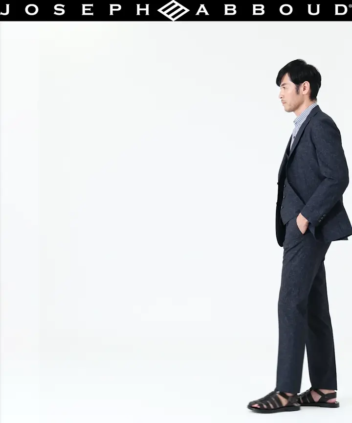 JOSEPH ABBOUD 【キングサイズ・ウエストも伸びる！/驚きの多機能性】ライトウェーブライトパンツ 