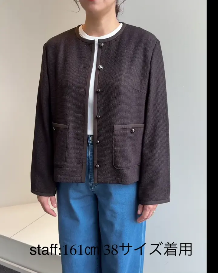 自由区 【カタログ掲載】ライトカラミノーカラー ジャケット 