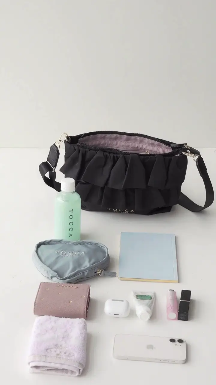 TOCCA 【美人百花掲載】【新色登場】FRILL POCHETTE ポシェット 