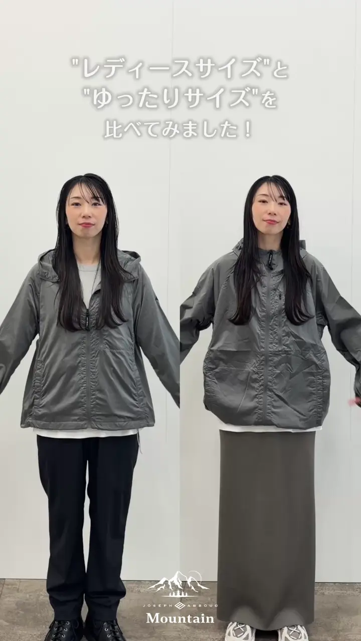 JOSEPH ABBOUD MOUNTAIN 【軽量/ECO撥水/ポケッタブル】ヴィンテージナイロンシャンブレーパーカー 