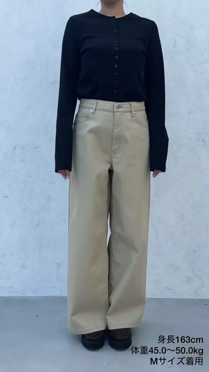 UNFILO L 【野呂佳代さん着用】UNFILO DENIM バギーデニム 