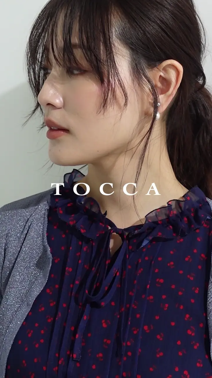 TOCCA ADORED LAME カーディガン 