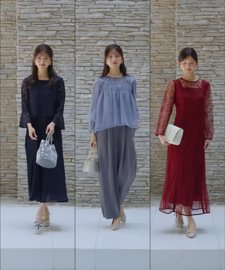 ANY SIS 【Lily Calin】チュールレイヤードパンツ ドレス 