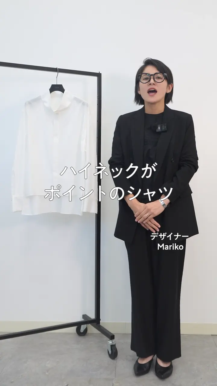 ICB L クリーンブロード ハイネックシャツ 