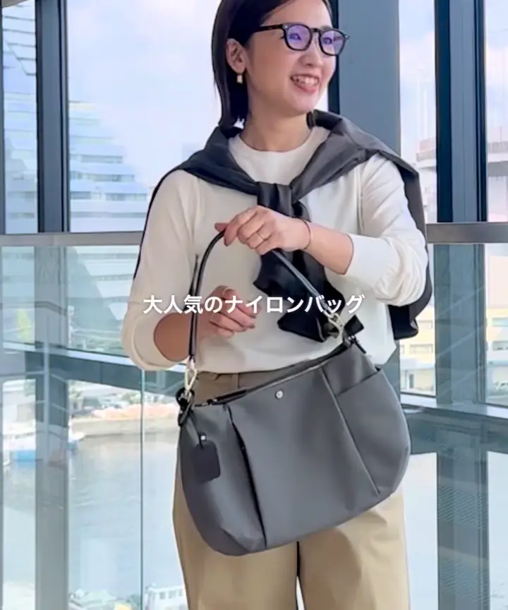 J.PRESS LADIES 【新色登場！・WEB限定カラーあり・2way】ナイロン ショルダー バッグ 
