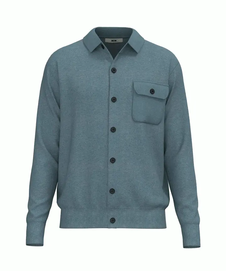 JOSEPH ABBOUD 【10/18までの受注生産/チクチクしない】SNOWY　シャツカーディガン 
