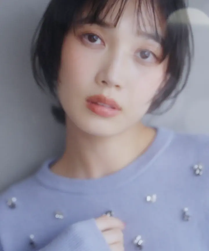 ANY SIS L ジュエルカシミヤミックスニット プルオーバー 