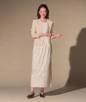 CINDY / ダブルカラージャケット / BEIGE, | ファッション通販