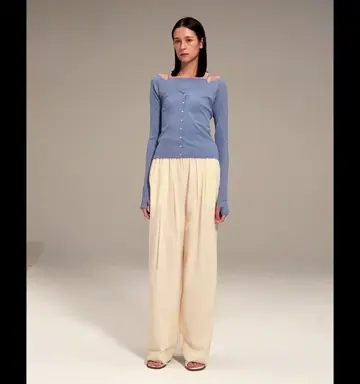 BEIGE， 【洗える・BAILA 10月号掲載】MARINO / 2WAYリブコンパクトカーディガン 