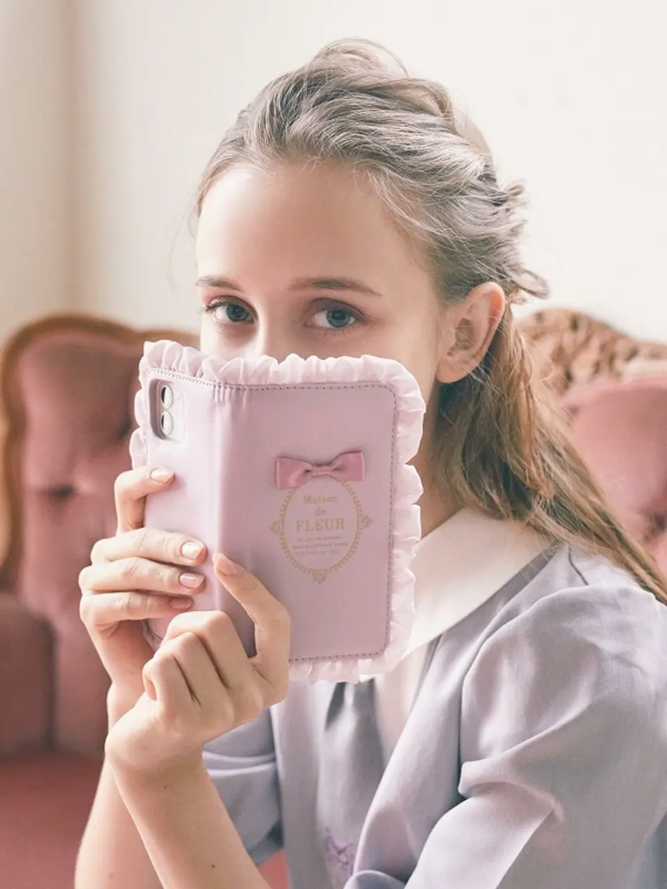 完売☆新品 Maison de FLEUR iPhone11pro スマホケース 春の新色入荷♪ Maison de FLEURのスマートフォンケース