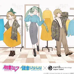 初音ミク 缶バッジセット Art by 堀泉インコ/earth music&ecology